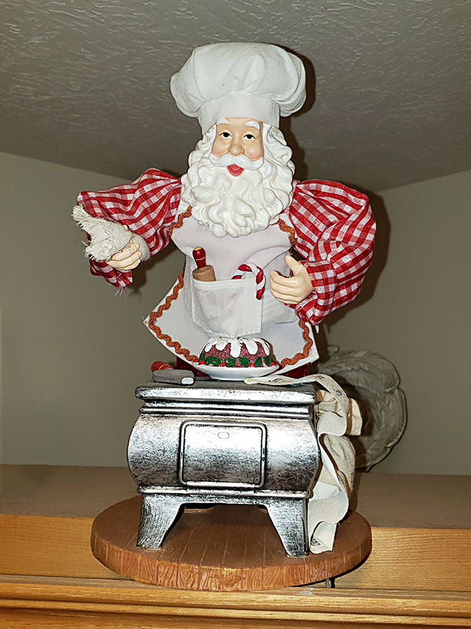 Cooking Santa